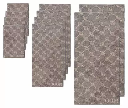 Полотенце для рук Joop! Classic Cornflower 1611 DT - HT, 100x60x50 см, коричневый