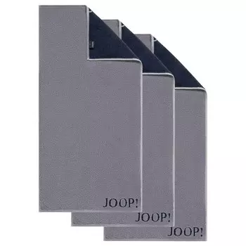 Полотенце для рук Joop! Classic / Infinity 3er Pack, 100x10x50 см цвет denim