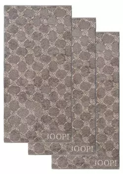 Полотенце для рук Joop! Classic / Infinity 3er Pack, 100x10x50 см цвет braun cornflower