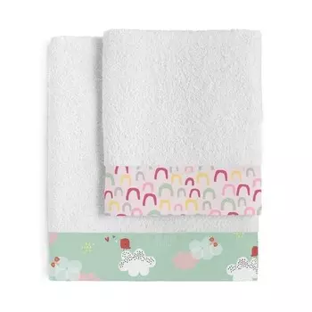 Полотенце для рук Moshi Moshi Kids Hola (2 шт), 1x70x140 см, разноцветный