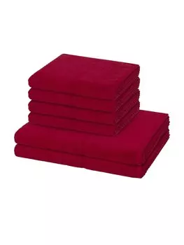 Полотенце для рук Mve for Frottana im Set Pearl, цвет ruby