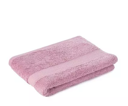 Полотенце для рук Полотенце для душа Банное полотенце Однотонное с подвеской 100 % хлопок 70 x 140 см — антрацит (91) Goezze GmbH, розовый