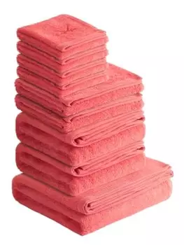 Полотенце для рук Sansibar Frottier Serie Classic, коралловый