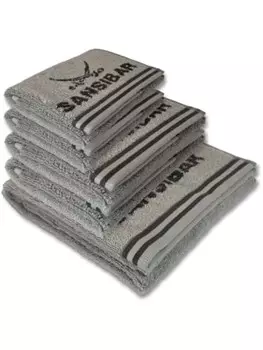 Полотенце для рук Sansibar Frottier Serie Doubleface, цвет silber/anthrazit