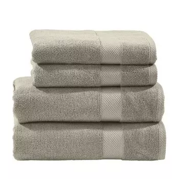 Полотенце для рук twentyfour-Set Deluxe (4 шт), серо-коричневый