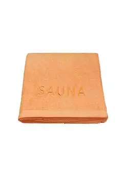 Полотенце для сауны Grace Grand Spa с тонкой вышивкой, оранжевое, один размер, оранжевый