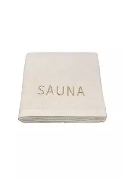 Полотенце для сауны Grace Grand Spa с тонкой вышивкой, натуральный, один размер, белый