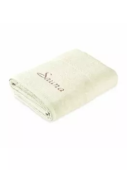 Полотенце для сауны и хаммама frottana, экрю