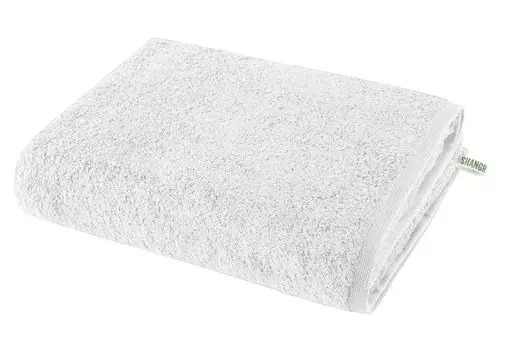 Полотенце для сауны махровое «Монреаль» ШхД 100х150 см белое 500 г/м 100% органический хлопок приятный зеленый, 2020104 Astek, белый