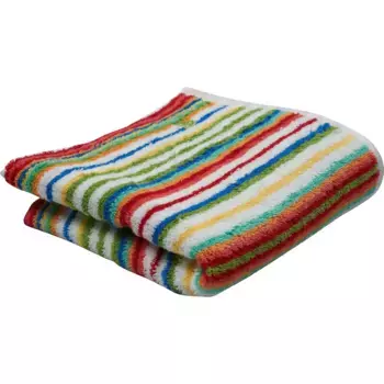 Полотенце для сауны ROSS «Vita», (1 шт.), с полосками и вышитой эмблемой ROSS, красный