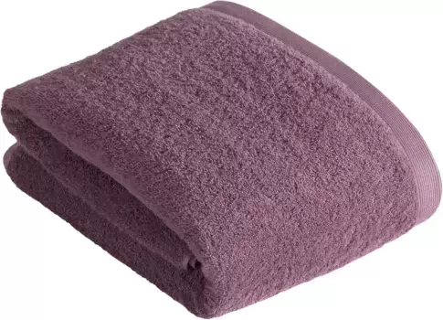 Полотенце для сауны Vossen "High Line", (1 шт.), с вышивкой логотипа 100х150 см (1 шт.), цвет beere