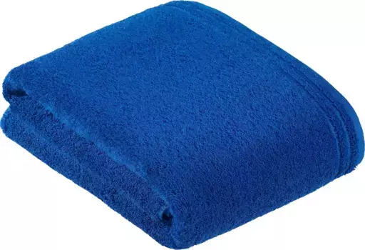Полотенце для сауны Vossen "Калипсо", (1 шт.), с узкой каймой 100х150 см (1 шт.), цвет refle x blue