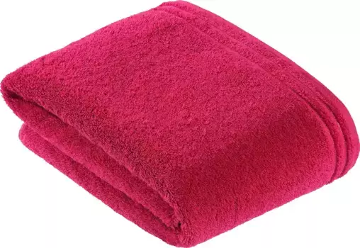 Полотенце для сауны Vossen "Калипсо", (1 шт.), с узкой каймой 100х150 см (1 шт.), цвет cranberry