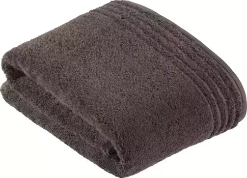 Полотенце для сауны Vossen "Vienna Style Supersoft", (1 шт.), с каймой 100х150 см (1 шт.), цвет slate grey
