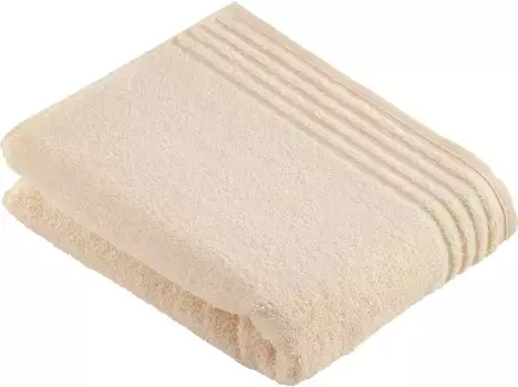 Полотенце для сауны Vossen "Vienna Style Supersoft", (1 шт.), с каймой 100х150 см (1 шт.), цвет natur