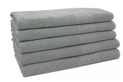 Полотенце для сауны Zollner 00000129 5 шт, 70x1x180 см, серый