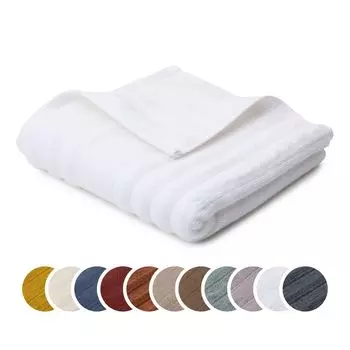 Полотенце для сушки волос _ Tuva Home - Полотенце для волос Застежка на пуговицу Удобный тюрбан - Натуральный хлопок цвет экрю 100% хлопок махровый sleepling, белый