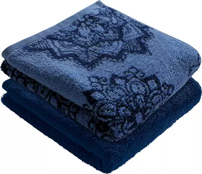Полотенце для ванной Erwin Mller 2er Pack Bhl, темно синий