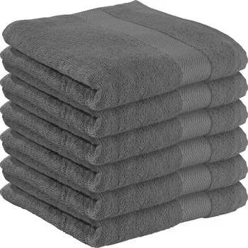 Полотенце для ванной Erwin Mller 6er Pack Sindelfingen, антрацит