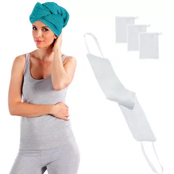 Полотенце для ванной Erwin Mller Beauty Sparpaket 5 tlg., цвет petrol/wei