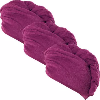 Полотенце для ванной Erwin Mller Turban 3er Pack, фуксия