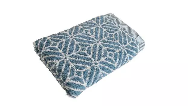 Полотенце для ванной Framsohn Walkfrottier DESIGN Raute, цвет Niagara