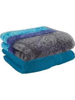 Полотенце для ванной и душа Erwin Mller, цвет trkis/anthrazit