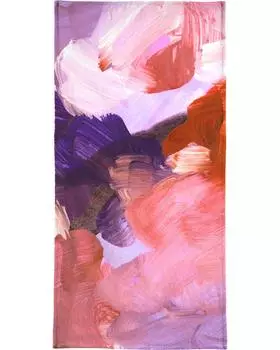 Полотенце для ванной Juniqe Abstract Painting V, цвет Rosa & Rot