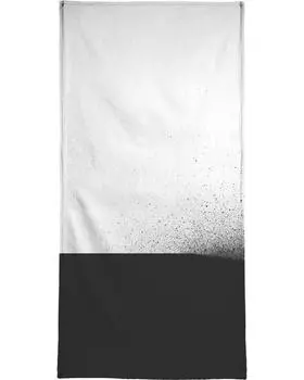 Полотенце для ванной Juniqe Black 00, цвет Grau & Schwarz