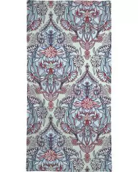 Полотенце для ванной Juniqe Botanical Moroccan Doodle, красочный