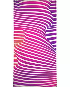 Полотенце для ванной Juniqe Candy Canyon, цвет Orange & Rosa