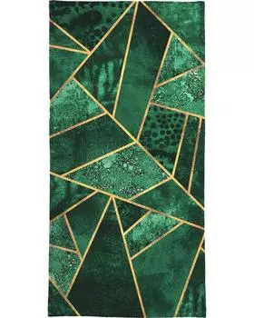 Полотенце для ванной Juniqe Deep Emerald, зеленый