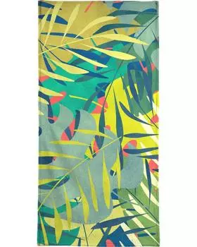 Полотенце для ванной Juniqe Eden, цвет Grn & Rot