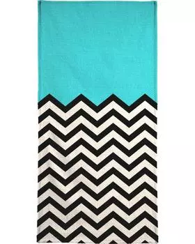 Полотенце для ванной Juniqe Follow The Sky, цвет Blau & Schwarz