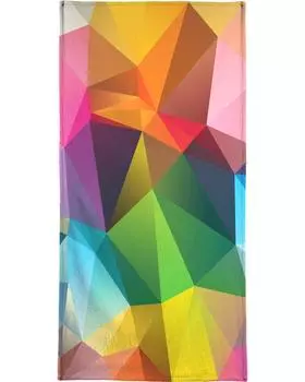 Полотенце для ванной Juniqe Geometric View, красочный