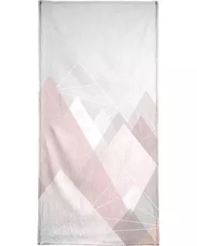 Полотенце для ванной Juniqe Graphic 105, цвет Grau & Rosa