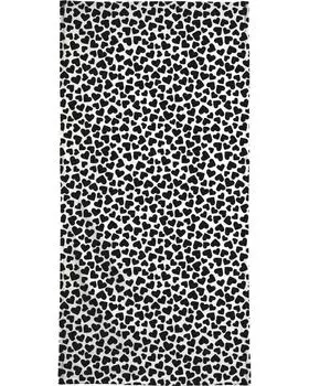 Полотенце для ванной Juniqe Hearts Black and White, цвет Schwarz & Wei