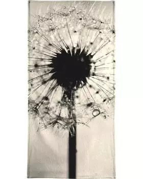 Полотенце для ванной Juniqe hope, цвет Schwarz & Wei