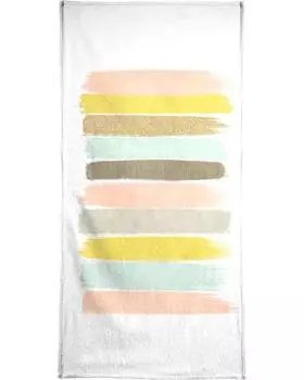 Полотенце для ванной Juniqe Madison, цвет Gelb & Grn