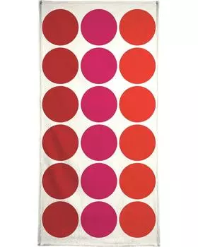 Полотенце для ванной Juniqe Magenta Ludo, цвет Rosa & Rot