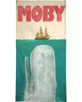 Полотенце для ванной Juniqe Moby, цвет Blau & Rot