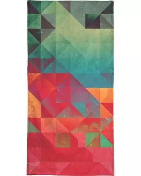 Полотенце для ванной Juniqe Myssyng, цвет Grn & Orange