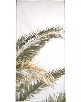 Полотенце для ванной Juniqe Oasis Palm 3, зеленый