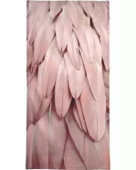 Полотенце для ванной Juniqe Pastel Feathers, розовый