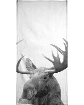 Полотенце для ванной Juniqe Print 37, цвет Grau & Schwarz