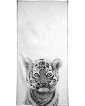 Полотенце для ванной Juniqe Print 43, цвет Grau & Schwarz