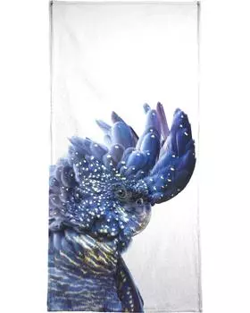 Полотенце для ванной Juniqe Print 458, цвет Blau & Wei