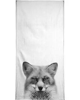 Полотенце для ванной Juniqe Print 47, цвет Schwarz & Wei