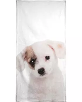 Полотенце для ванной Juniqe Puppy, цвет Braun & Wei