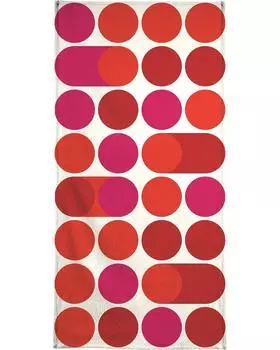 Полотенце для ванной Juniqe Red Bleep, цвет Rosa & Rot